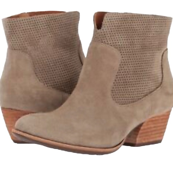Kork ease Mindo booties in Taupe NWOT Size 6 - Picture 2 of 10